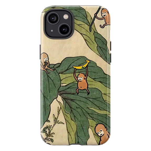 Cute Dachshund Dog Pattern Phone Case, Aesthetic White Minimalist Weiner Puppy Animal Print Cover for iPhone 17 16 15 14 13 12 11 Plus Pro Max Mini