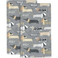 thumbnail image 1 of Cute Dachshund Hand Towel for Bathroom Set of 2 Hand Bath Towels Soft Absorbent Decorative Towels for Bathroom Kitchen Yoga Home Decor 14 x 28 in, 1 of 6