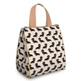 thumbnail image 1 of Cute Dachshund Insulated Lunch Bag for Women & Adults,Large Portable Soft Cooler Lunch Bag,Thermal Food Storage Tote with Pearl Cotton,8.66L,8.75x5.75x9.5 Inch, 1 of 6