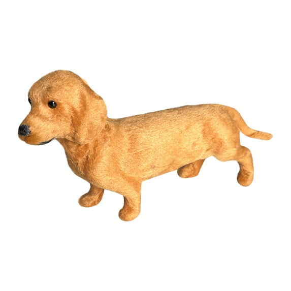 Cute Dachshund Plush Toy Sofa Decor – Adorable Wiener Dog Stuffed Animal Couch Ornament, Soft Decorative Pillow for Living Room, Bedroom & Gift,B