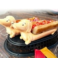 thumbnail image 1 of Cute Dachshund Shaped Hot Dog Tray Novelty Food Serving Holder Sausage Dog Plate for Kitchen Party BBQ Snack Serving Use, 1 of 5