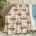 thumbnail image 1 of Cute Dachshund Throw Blanket Fannel Fleece Super Soft Funny Blanket Travel Throw Blanket for Bed Couch Sofa 80 x 60 Inch for Adult, 1 of 6