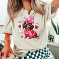 thumbnail image 1 of Cute Dachshund Valentine's Day Shirt, Dog Lover Valentine's Day Shirt, Dog Mom Valentine Shirts, Dog Mom Valentine's Day Gifts, 1 of 5