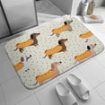 thumbnail image 1 of Cute Dachshunds Bathroom Rugs Mat Hot Dog Soft Non Slip Bath Mat Washable Floor Mat Indoor Runner Carpet for Bathroom Floor Tub Shower 20x32 inch, 1 of 5
