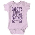 thumbnail image 1 of Cute Daddy's Future Lifting Partner Bodysuit Jumper Boys Infant Baby Brisco Brands 24M, 1 of 6