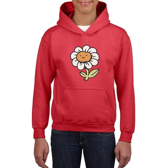 Cute Daisy Buddy Hoodie Juniors -Smartprints Designs, Large