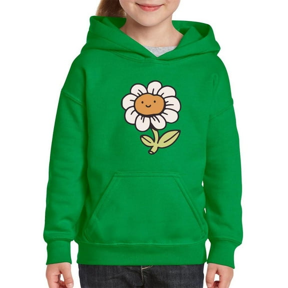 Cute Daisy Buddy Hoodie Juniors -Smartprints Designs, x-Large