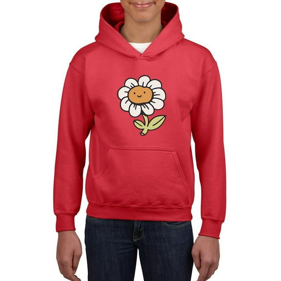 Cute Daisy Buddy Hoodie Juniors -Smartprints Designs, x-Large