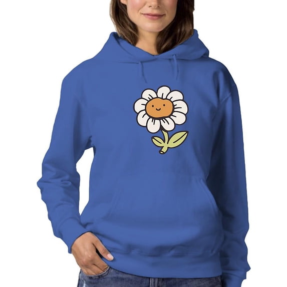 Cute Daisy Buddy Hoodie Women -Smartprints Designs, Female 5X-Large