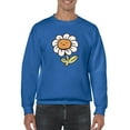 thumbnail image 1 of Cute Daisy Buddy Sweatshirt Men -Smartprints Designs, Male 5X-Large, 1 of 4