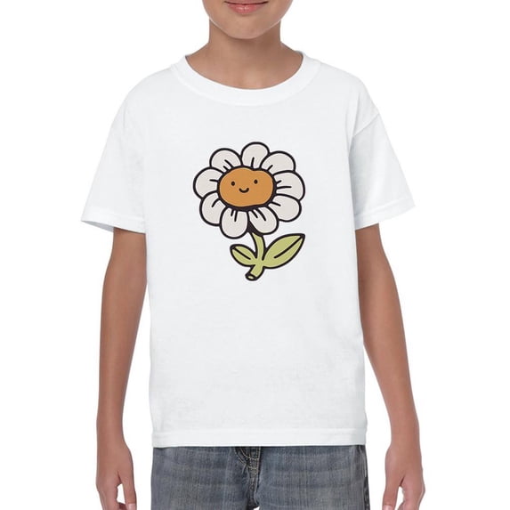 Cute Daisy Buddy T-Shirt Juniors -Smartprints Designs, x-Small