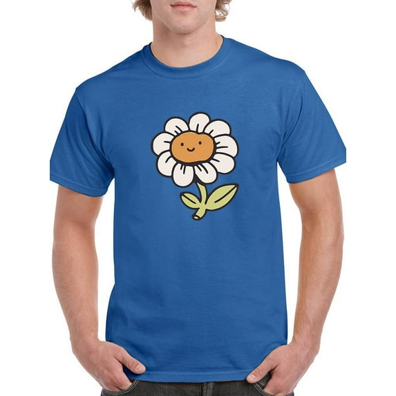 Cute Daisy Buddy T-Shirt Men -Smartprints Designs, Male x-Large