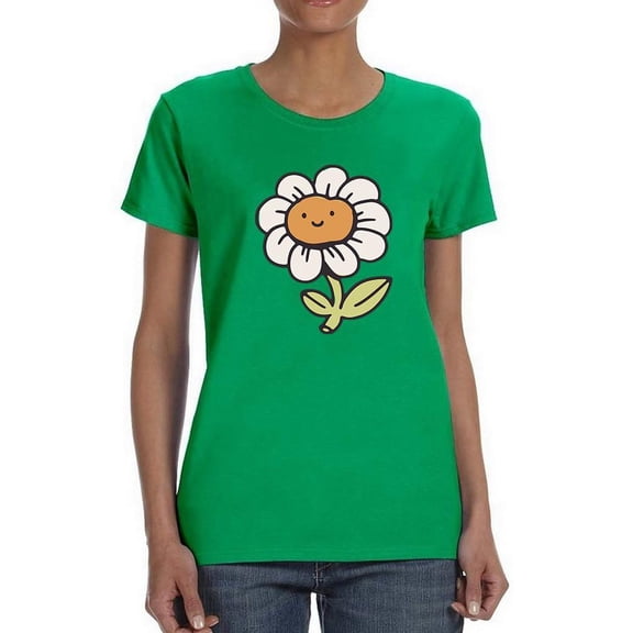 Cute Daisy Buddy T-Shirt Women -Smartprints Designs, Female Large
