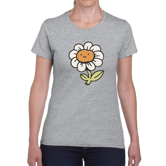 Cute Daisy Buddy T-Shirt Women -Smartprints Designs, Female x-Large