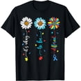 thumbnail image 1 of Cute Daisy Flower Autism Awareness Its Ok To Be Different T-Shirt, 1 of 4