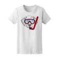 thumbnail image 1 of Cute Dalmatian Scuba Diving Gear T-Shirt Women -Image by Shutterstock, Female Large, 1 of 2
