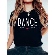 Cute Dance Lover Dancer Shirt Kid Women Girl Men Cheerleader T-Shirt Graphic Tee summer Tops For Women Round Neck Fashion Cotton shirts