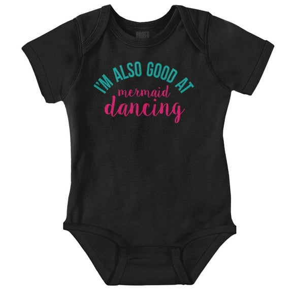 Cute Dancer Gymnast Mermaid Lover Bodysuit Jumper Girls Infant Baby Brisco Brands 12M
