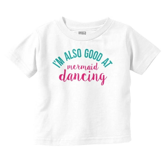 Cute Dancer Gymnast Mermaid Lover Youth T Shirt Tee Girls Infant Toddler Brisco Brands 18M