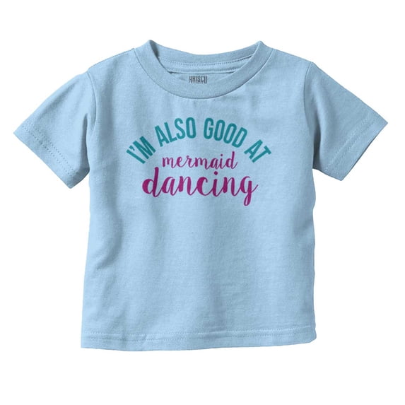Cute Dancer Gymnast Mermaid Lover Youth T Shirt Tee Girls Infant Toddler Brisco Brands 2T