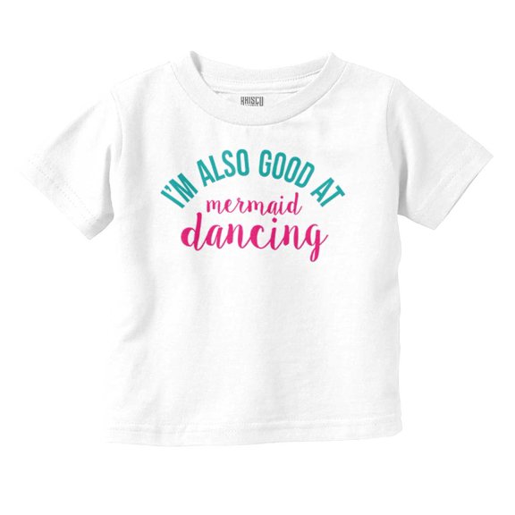 Cute Dancer Gymnast Mermaid Lover Youth T Shirt Tee Girls Infant Toddler Brisco Brands 3T