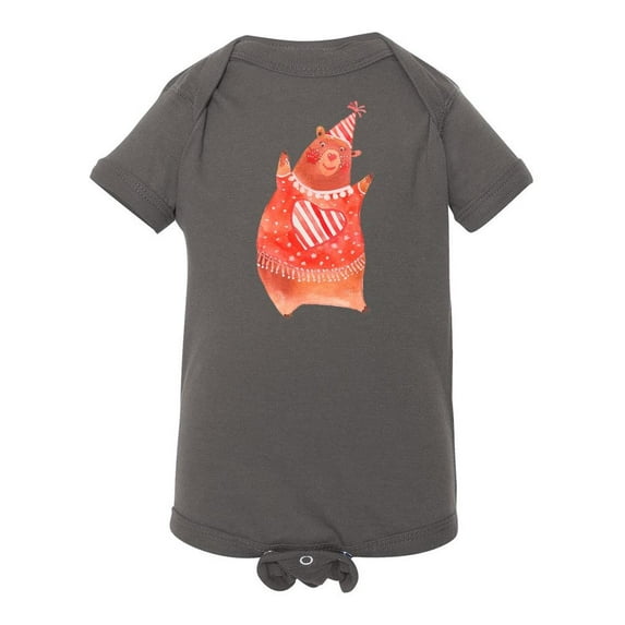 Cute Dancing Bear Bodysuit Infant -Image by Shutterstock, Newborn