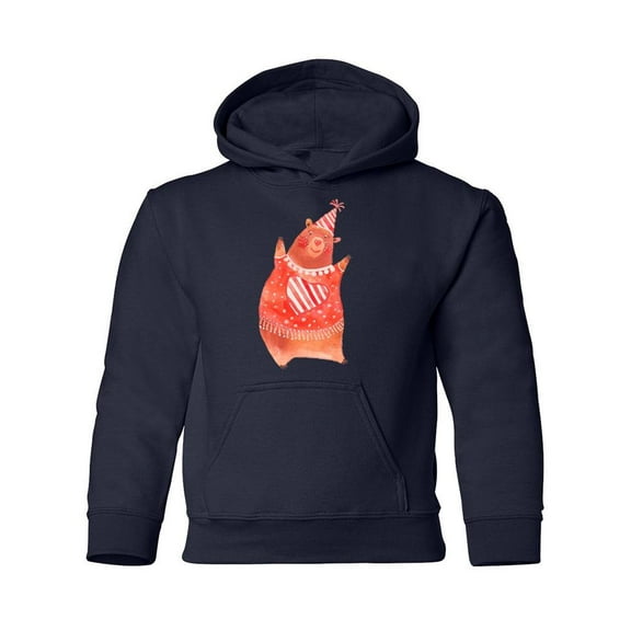 Cute Dancing Bear Hoodie Juniors -Image by Shutterstock,  x-Large