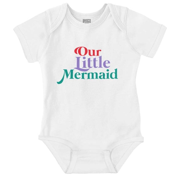 Cute Daughters Mermaid Birthday Party Bodysuit Jumper Girls Infant Baby Brisco Brands NB