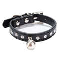 thumbnail image 1 of Cute, Dazzling, Sparkly, Elegant Fancy Suede, 3 Rows Of Sparkly Rhinestone Crystal Gems For Pet Cats And Dogs, 1 of 5
