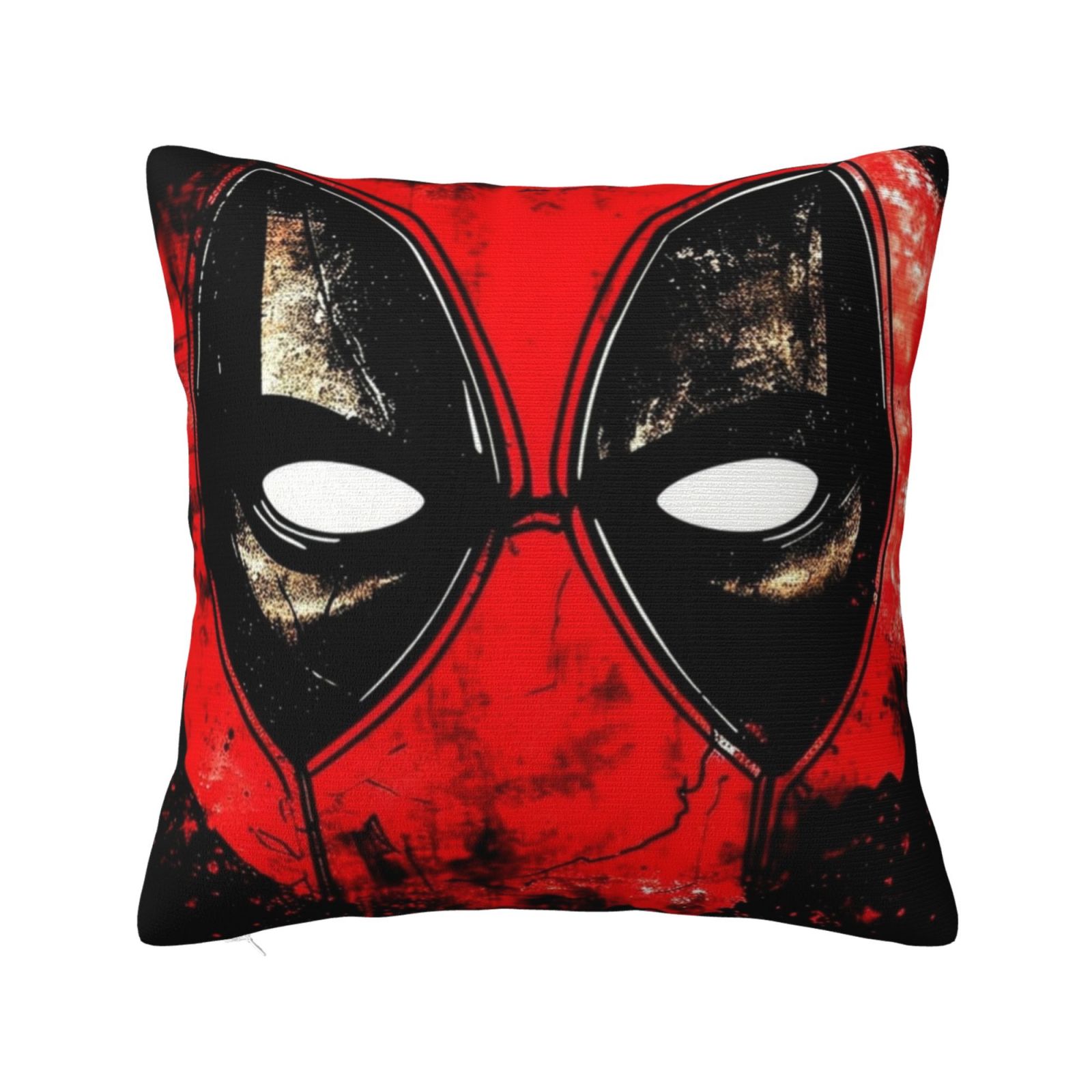 Cute Deadpool Throw Pillow Cover 22x22 Decorative Pillowcase Soft