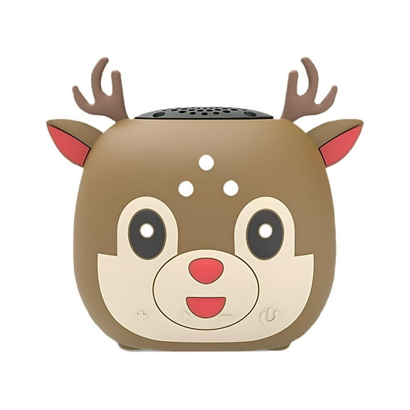 Cute Deer Bluetooth Speaker Portable Mini With Card Slot And Colorful Lights Ideal For Gifts And Personal Use Compact Design Good Sound Quality