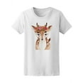 thumbnail image 1 of Cute Deer Watercolor Wild Animal Tee Women's -Image by Shutterstock, 1 of 2