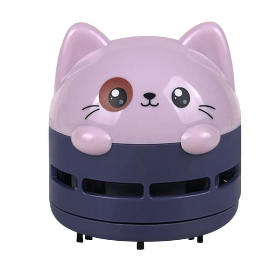 Cute Desk Vacuum Cleaner, USB Rechargeable Table Dusty Cleaner for Keyboard, 360º Rotatable Desktop Vacuum Desk, Smart Household Appliances