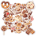 thumbnail image 1 of Cute Dessert Stickers Cartoon Food Stickers Adorable Stationery Stickers for Phone Laptop Guitar, 1 of 9