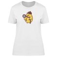thumbnail image 1 of Cute Detective Chicken Cartoon T-Shirt Women -Image by Shutterstock, Female Large, 1 of 2