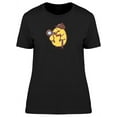 thumbnail image 1 of Cute Detective Chicken Cartoon T-Shirt Women -Image by Shutterstock, Female XX-Large, 1 of 2