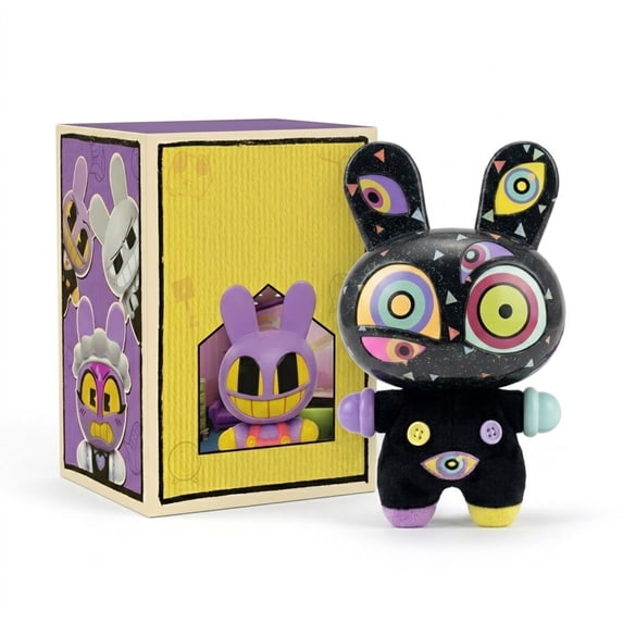 Cute Digital-Circus Abstracted Jax Plush Figures, 6" Collectible Gifts for Anime Fans Halloween Decor, Birthday Halloween Gift