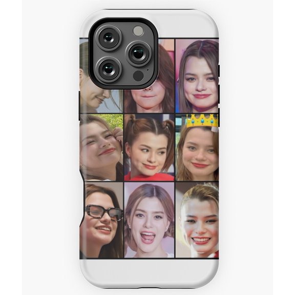Cute Dimples Smile Face Aesthetic Phone Case for iPhone 16 15 14 13 12 11 Pro Max