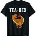thumbnail image 1 of Cute Dino Hot Beverage Lover Men Women T-Shirt, 1 of 3