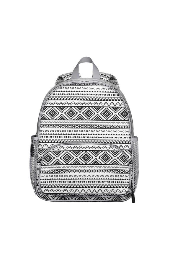 Cute Dino Pattern Backpack - Waterproof, Durable School Bag with Organized Storage