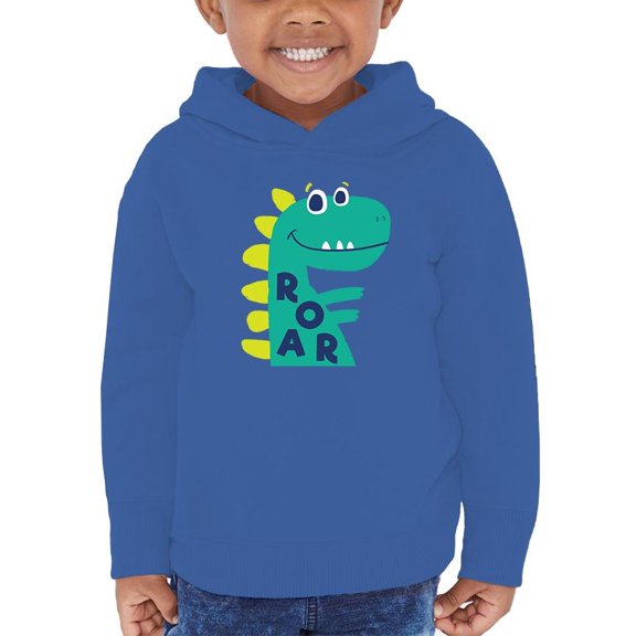 Cute Dino Roar Art Hoodie Toddler -Image by Shutterstock,  2 Toddler