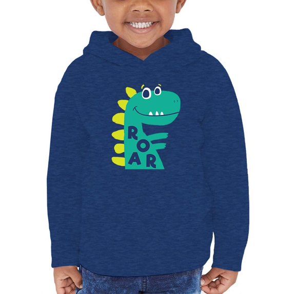 Cute Dino Roar Art Hoodie Toddler -Image by Shutterstock, 2 Toddler