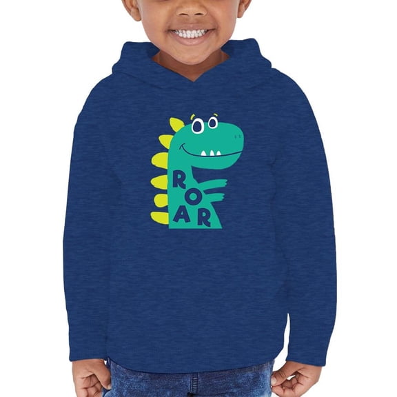 Cute Dino Roar Art Hoodie Toddler -Image by Shutterstock,  4 Toddler