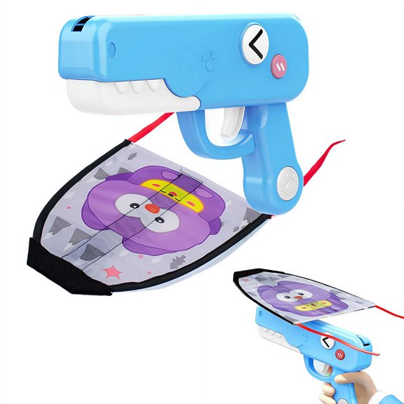 Cute Dinosaur Airplane Launcher Toy,Portable Kite Launcher Toys,Outdoor Flying Kite Toy,Interactive Outdoor Game,Easy to Launch Mini Beach Kites for Birthday Party Favor Gifts