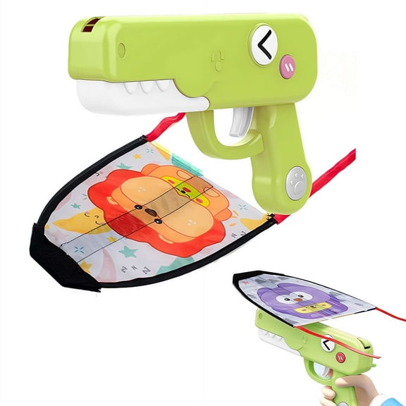 Cute Dinosaur Airplane Launcher Toy,Portable Kite Launcher Toys,Outdoor Flying Kite Toy,Interactive Outdoor Game,Easy to Launch Mini Beach Kites for Birthday Party Favor Gifts