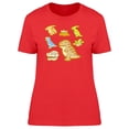 thumbnail image 1 of Cute Dinosaur Collection T-Shirt Women -Image by Shutterstock, Female XX-Large, 1 of 2
