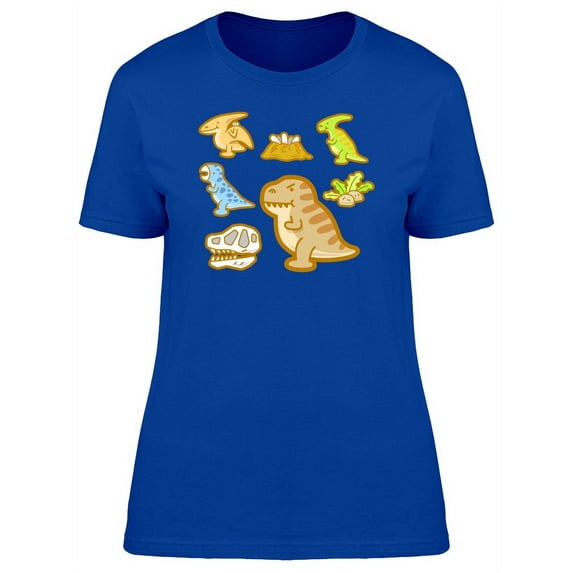 Cute Dinosaur Collection T-Shirt Women -Image by Shutterstock, Female XX-Large
