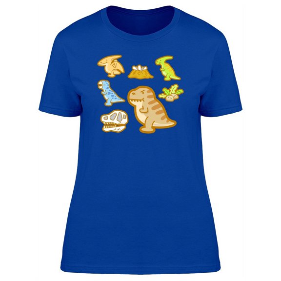 Cute Dinosaur Collection T-Shirt Women -Image by Shutterstock, Female x-Large