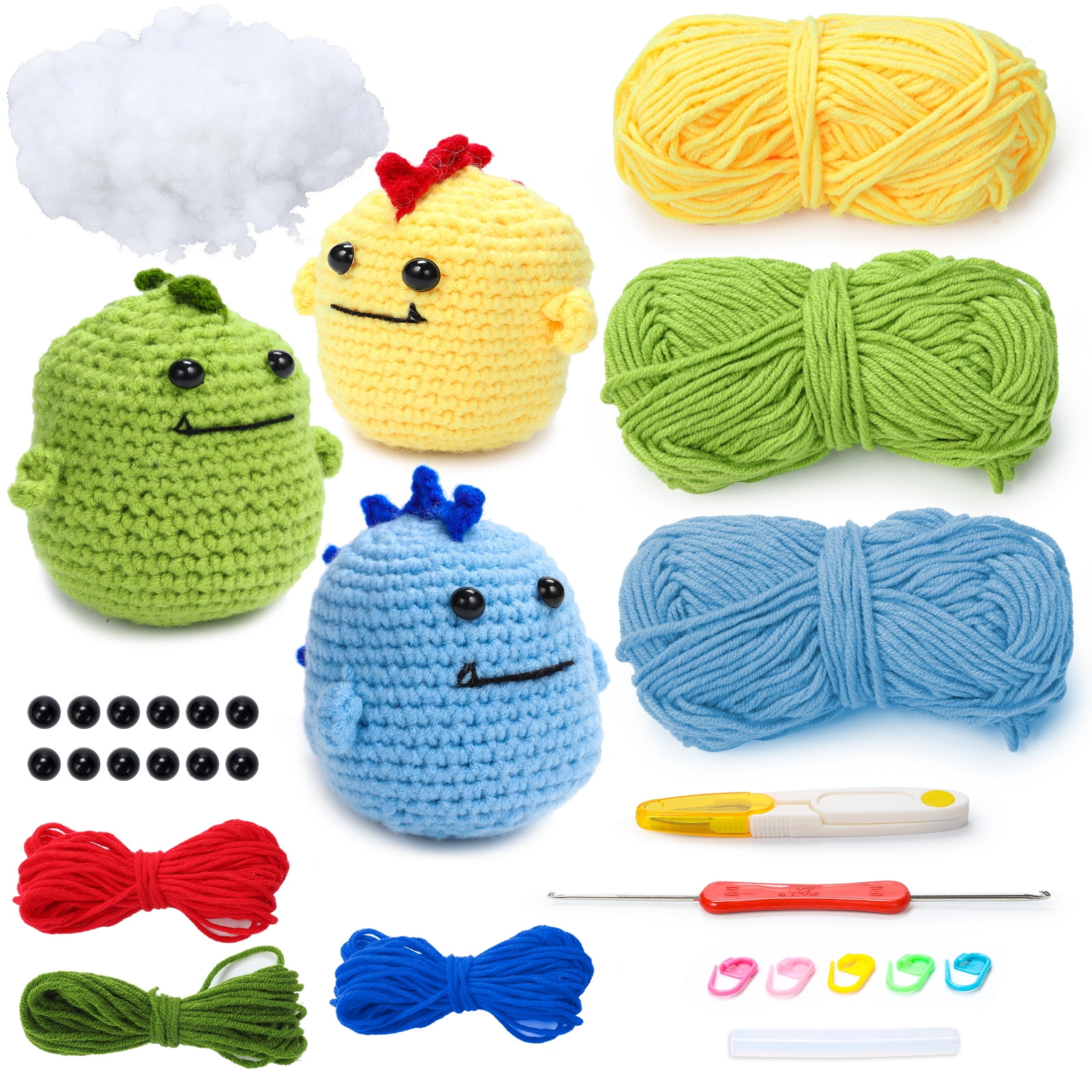 Cute Dinosaur Crochet Kit –