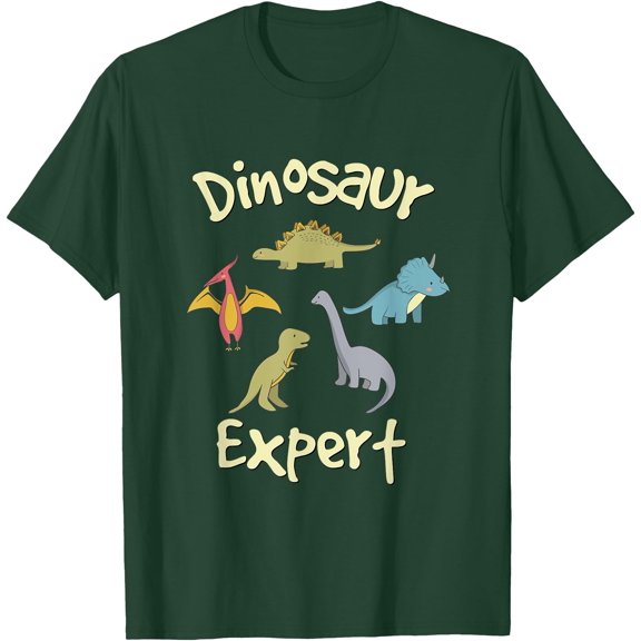 Cute Dinosaur Expert Unisex T-Shirt for Men Women Kids